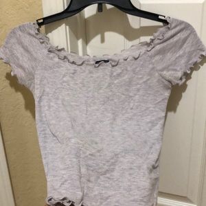 Ruffled t shirt